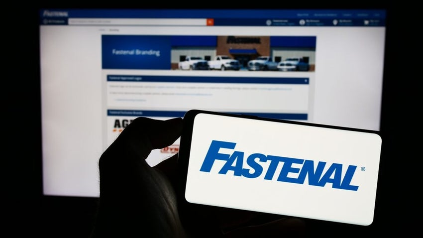 fastenal logo on smartphone