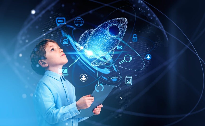Representative Image of kid using tab
