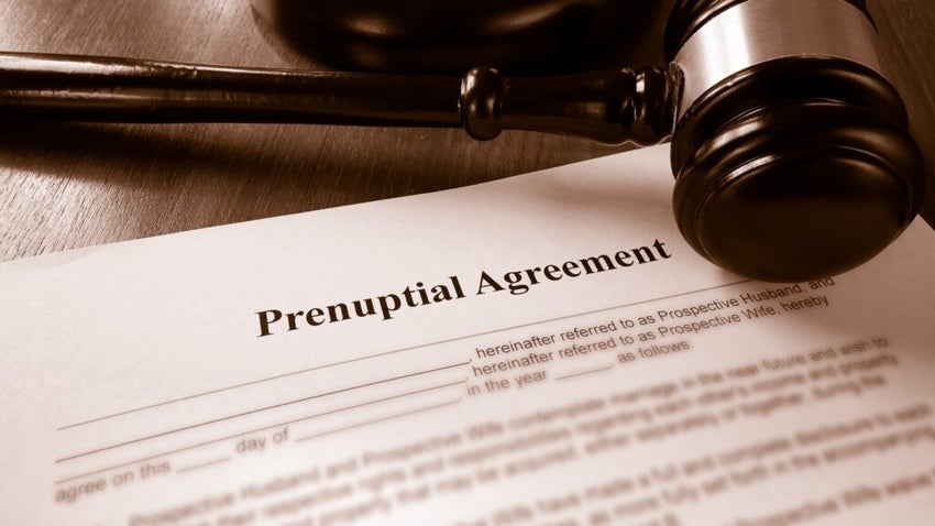 Prenuptial Agreement Shutterstock