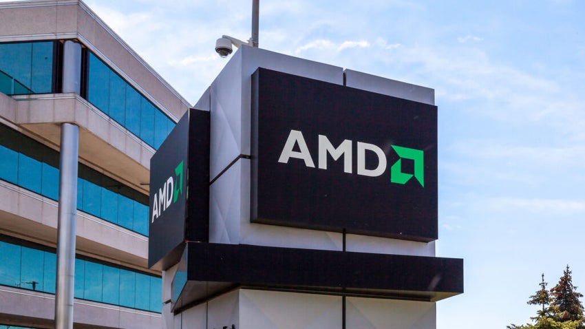 AMD Logo On Billboard