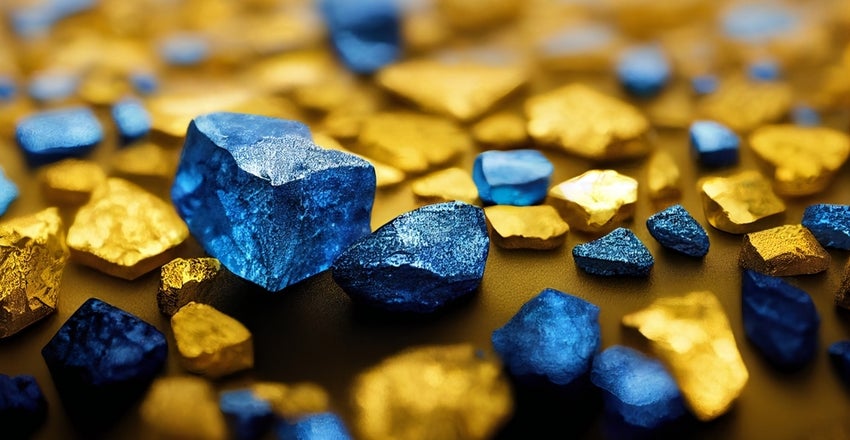 Representative Image of Critical Metals and precious stones