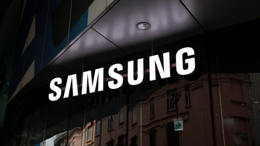 Samsung logo on board