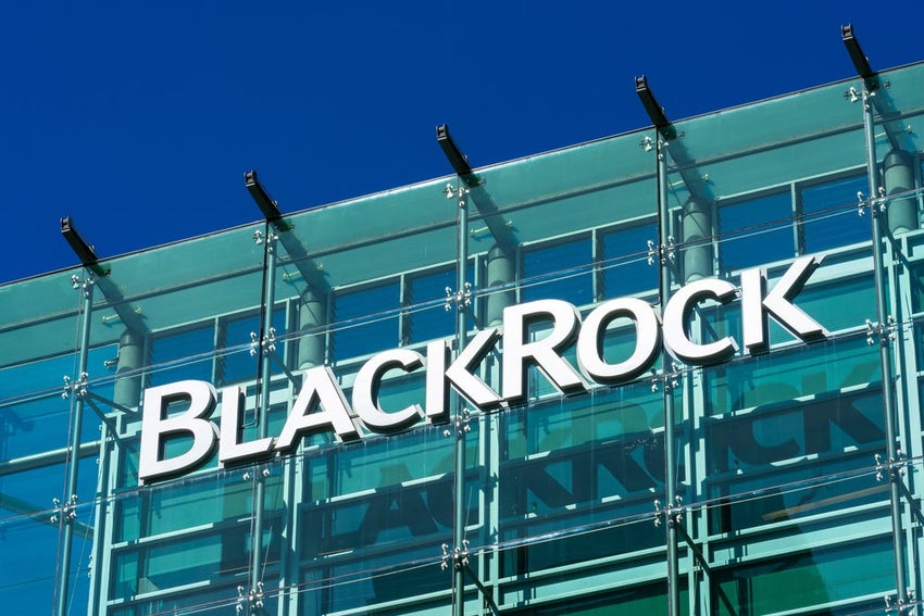 BlackRock sign on side of glass building facade