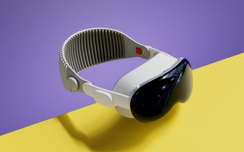 Apple Vision Pro Augmented Reality Virtual Reality Headset. Calgary Alberta 2024-2-2