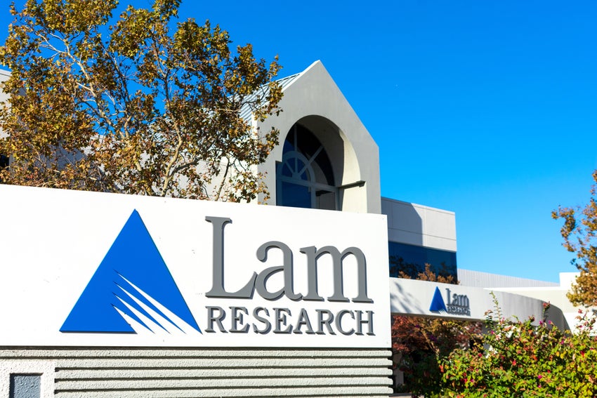 Lam Research sign outside building