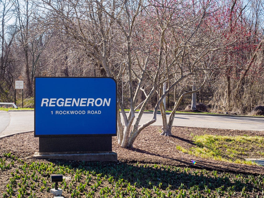 Regeneron sign outside