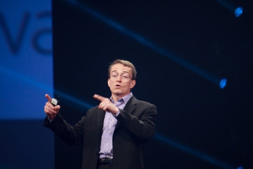 VMware Pat Gelsinger makes speech at EMC World 2014 conference on May 6, 2014 in Las Vegas, NV