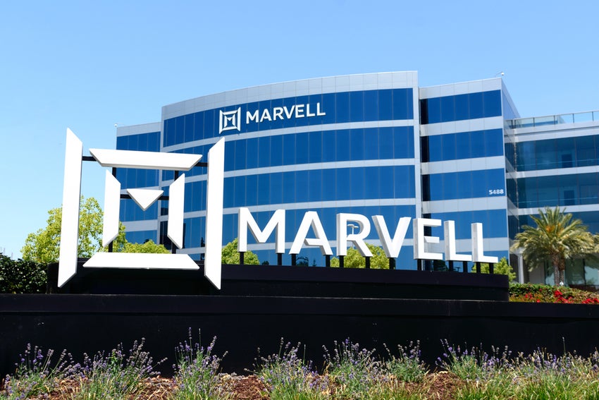 Marvell sign in front of headquarters