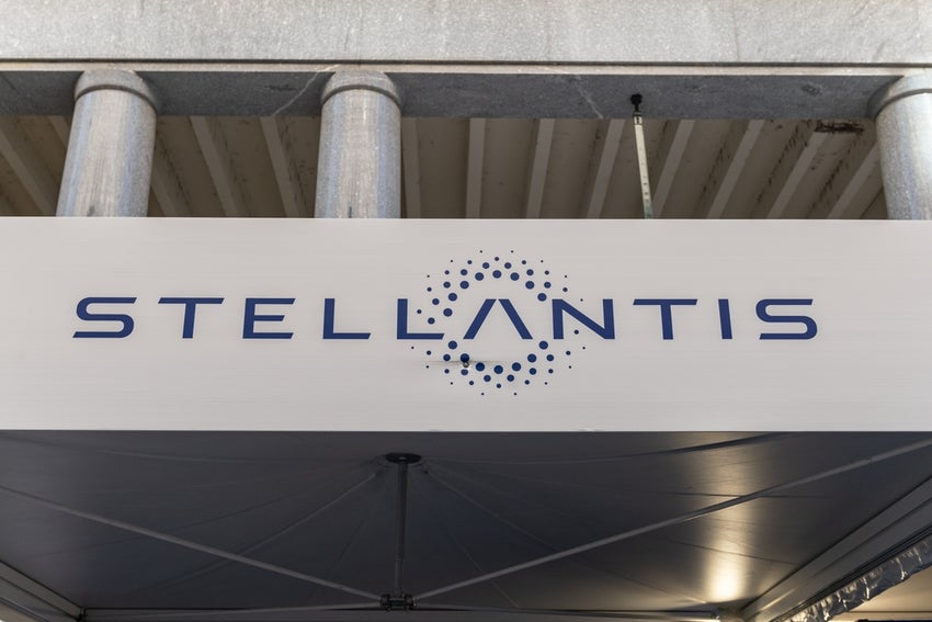 Stellantis Logo On Sign