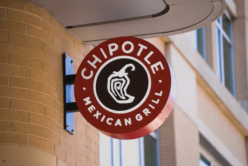 Chipotle Sign Outside of Restaurant