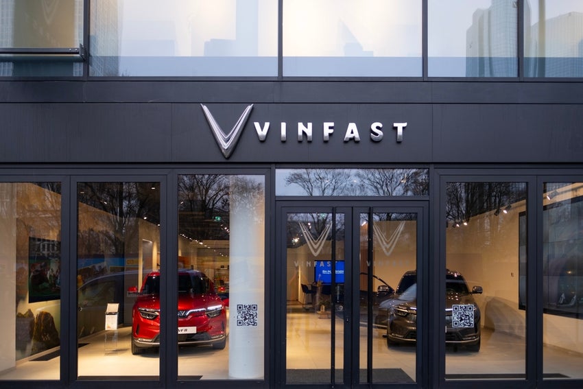 VinFast showroom in Frankfurt