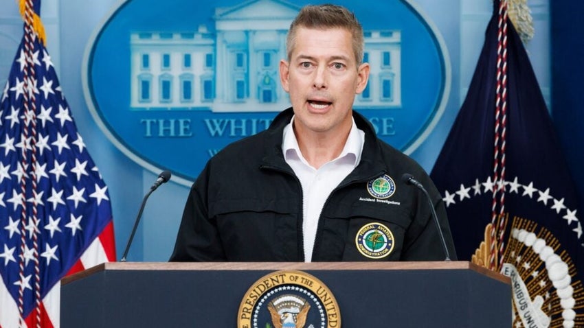 Sean Duffy speaks at the White House