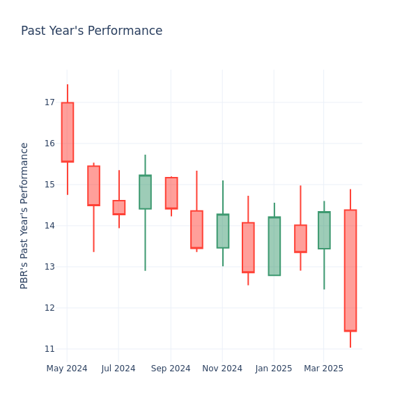 Past Year Chart