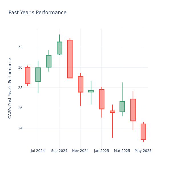 Past Year Chart