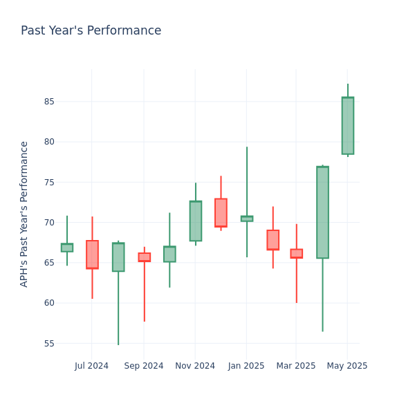 Past Year Chart