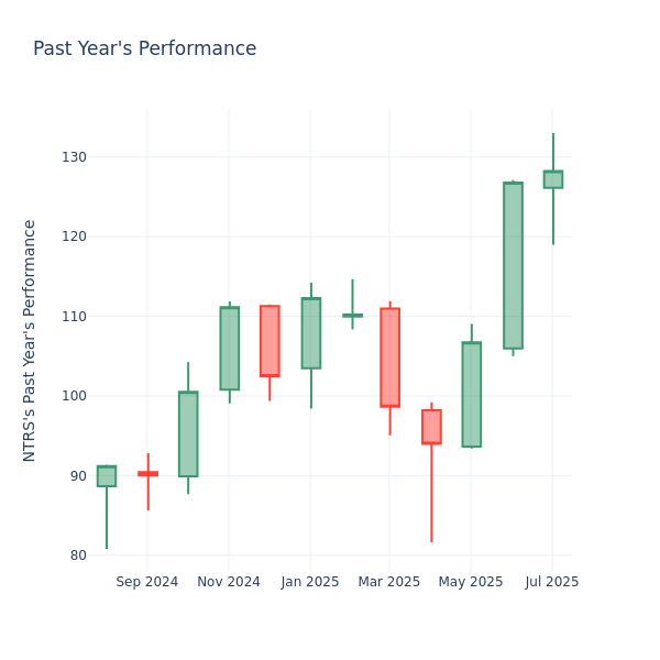 Past Year Chart